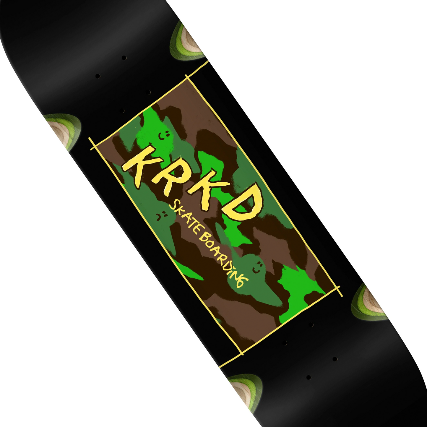 Krooked Kamo Black Deck - Assorted Sizes