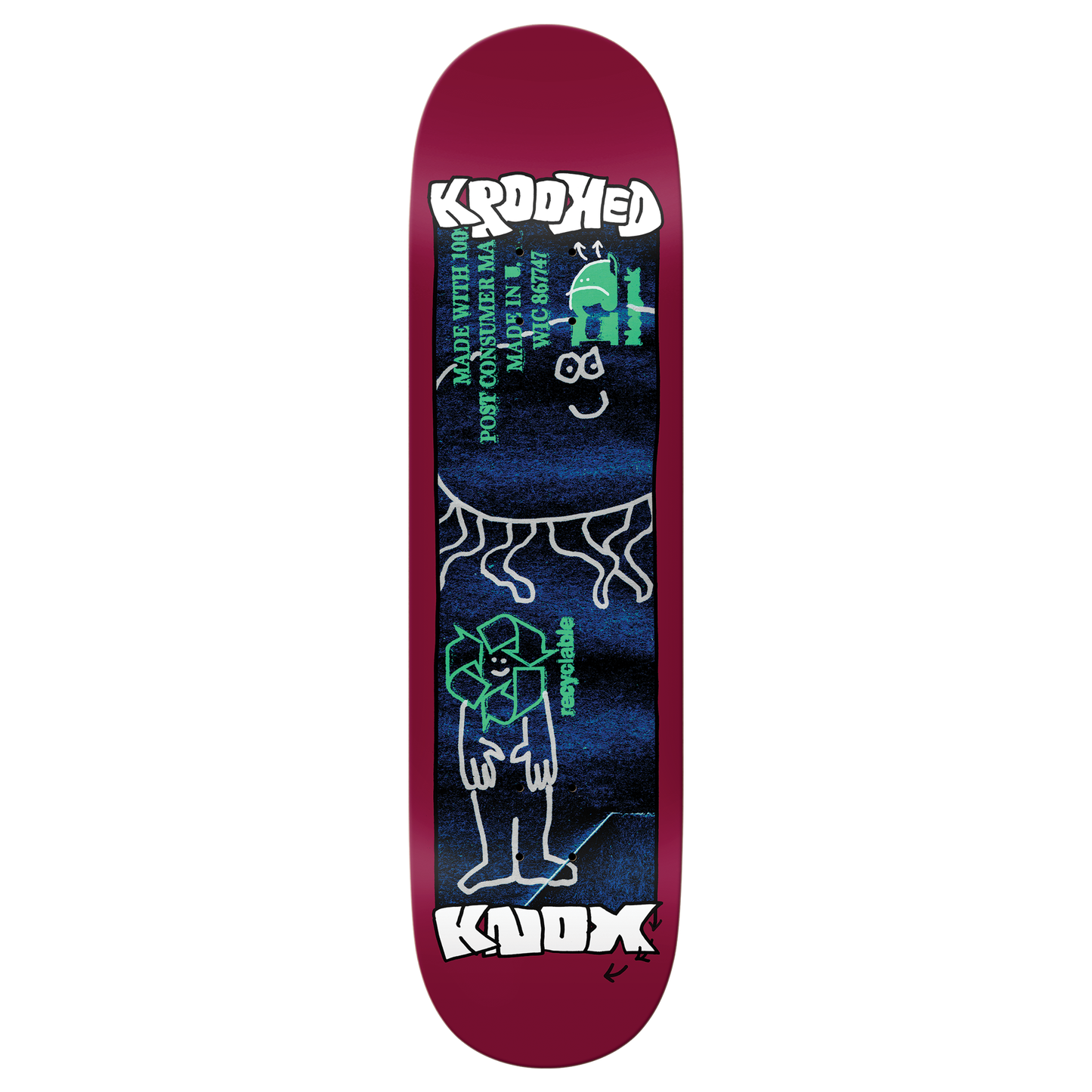 Krooked Knox Recycled Deck - 8.5