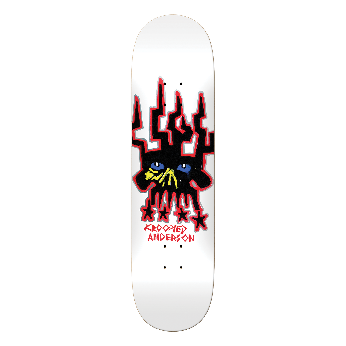 Krooked Manderson Skull King Deck - 8.38