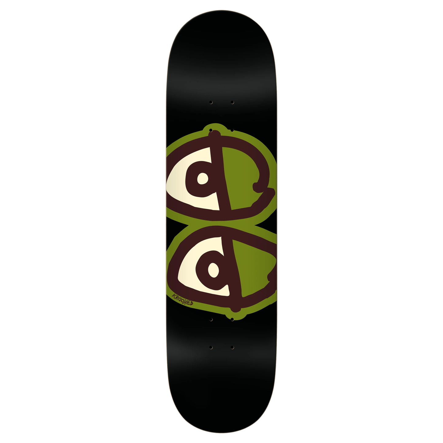 Krooked Team Eyes Black Deck - 8.5
