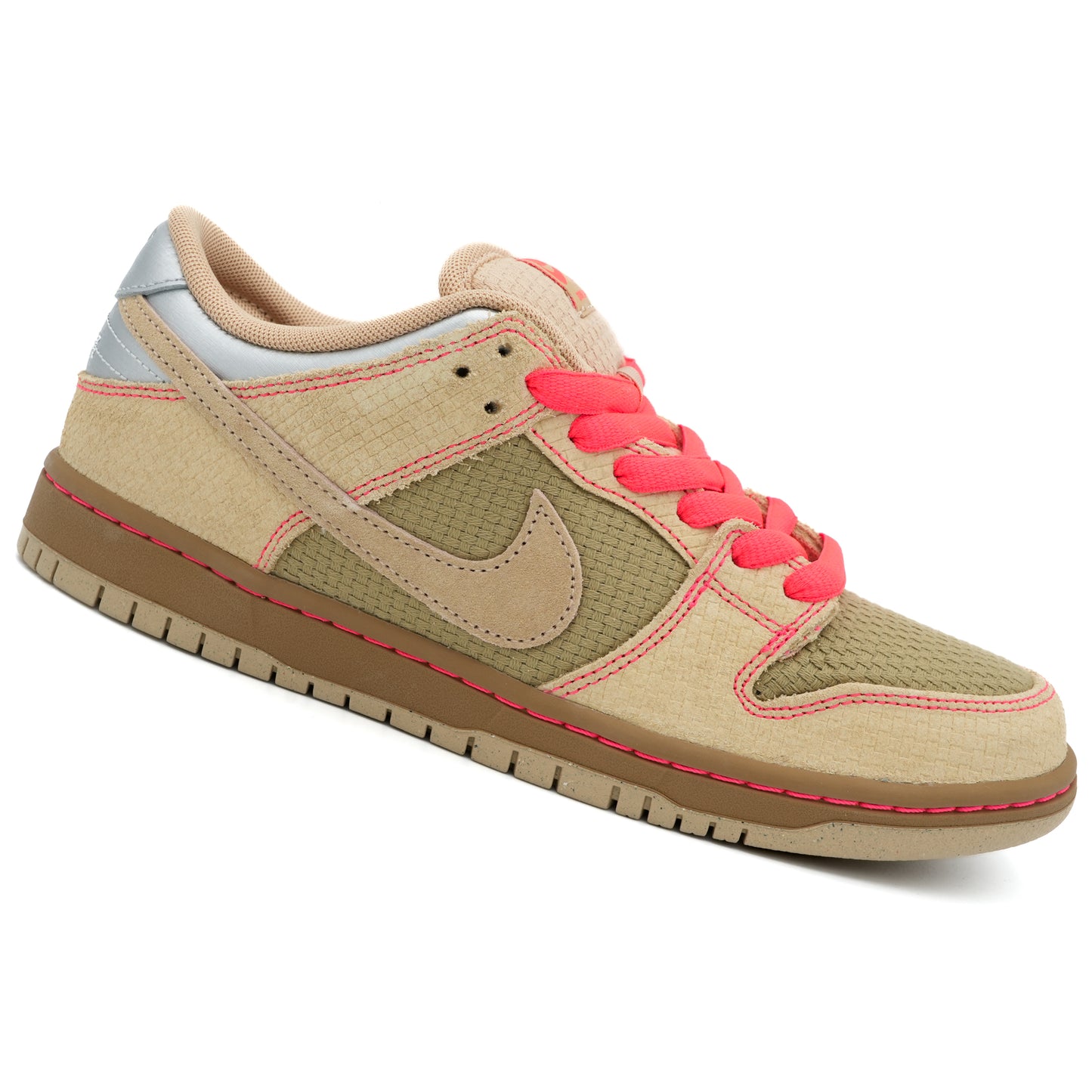 Nike SB Dunk Low Pro - Natural Beige / Light Brown / Blaze Orange