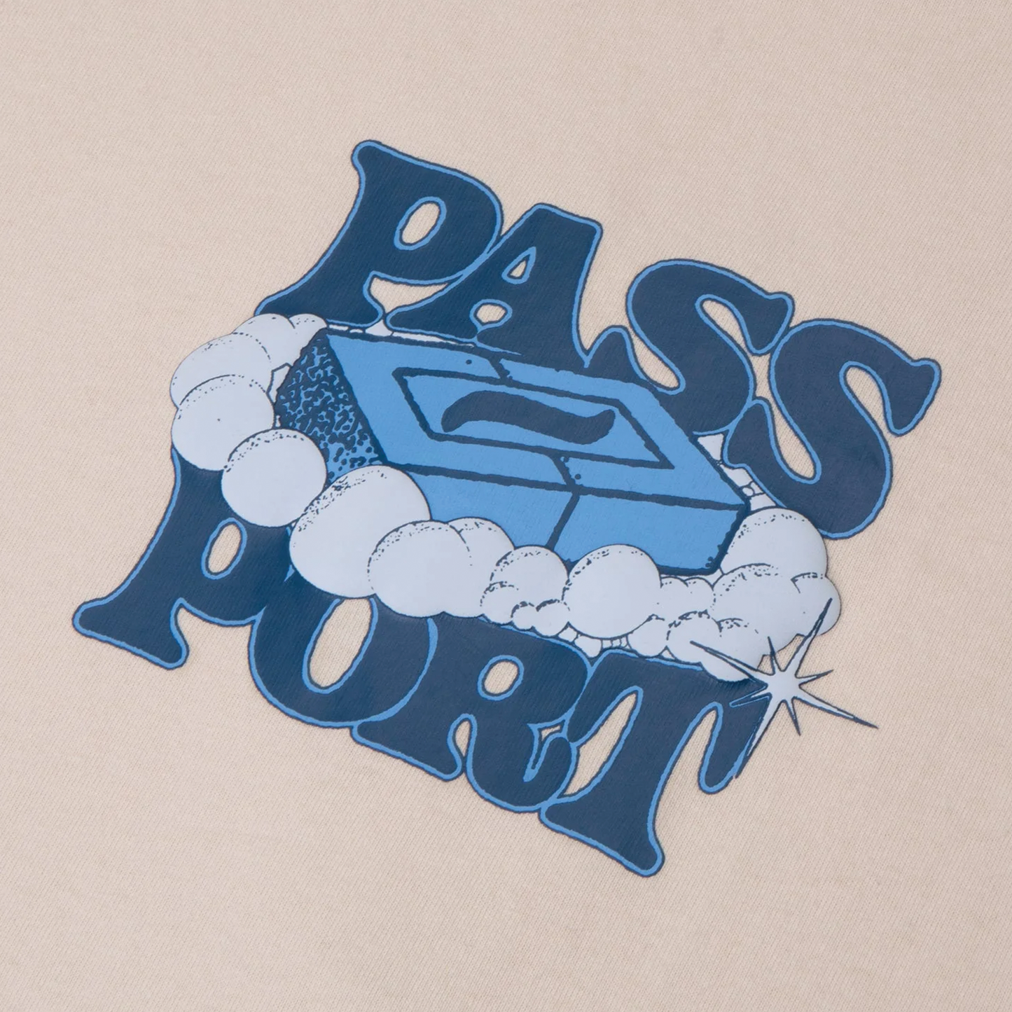 Passport Soap Tee - Natural