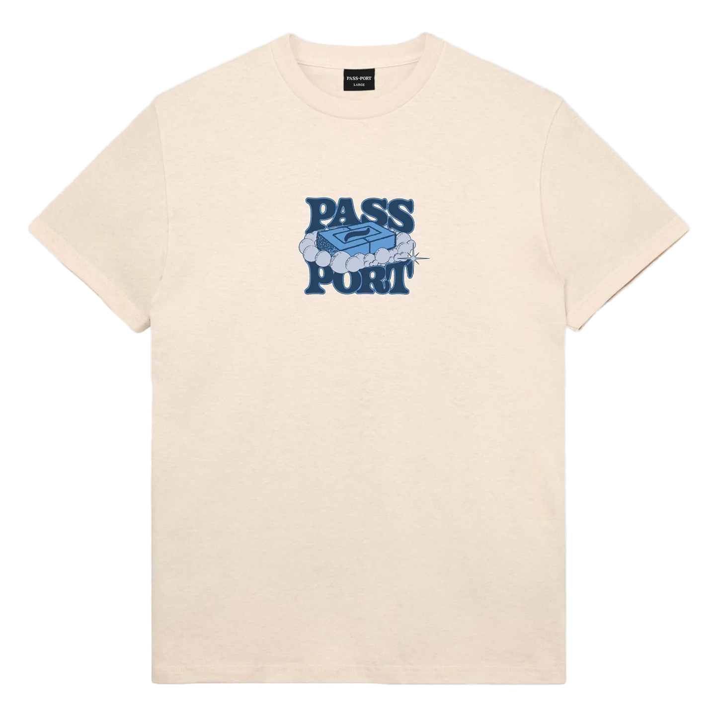 Passport Soap Tee - Natural