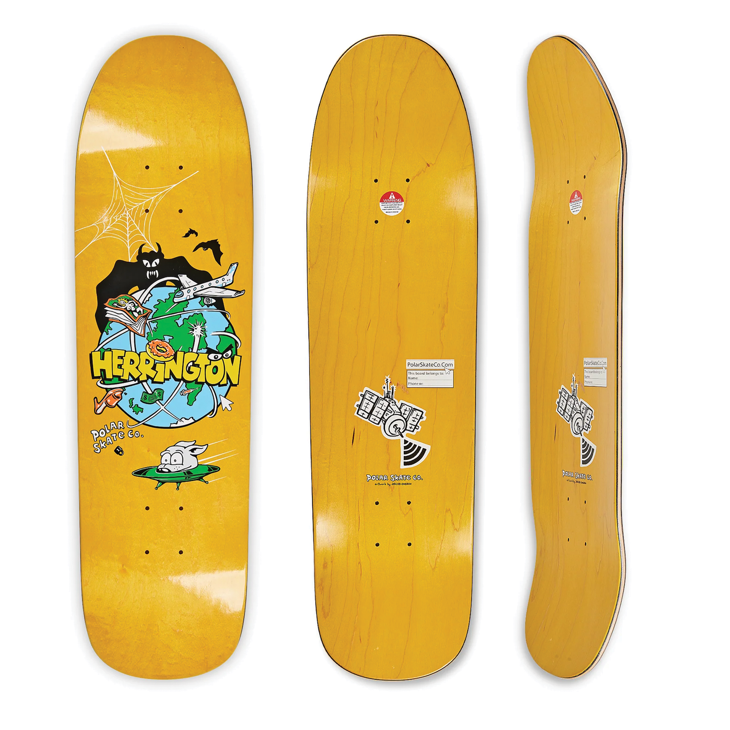 Polar Herrington Planet Herrington 1991 Jr. Deck - 8.65