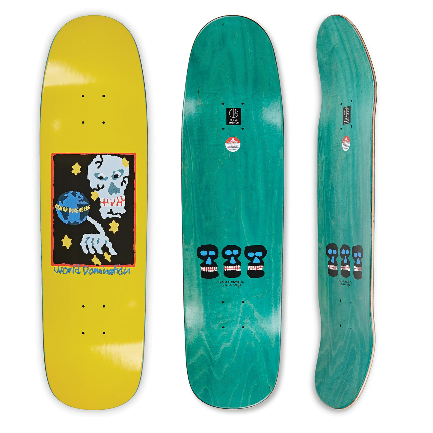 Polar Oskar Rozenberg World Domination P9 Deck - 8.625