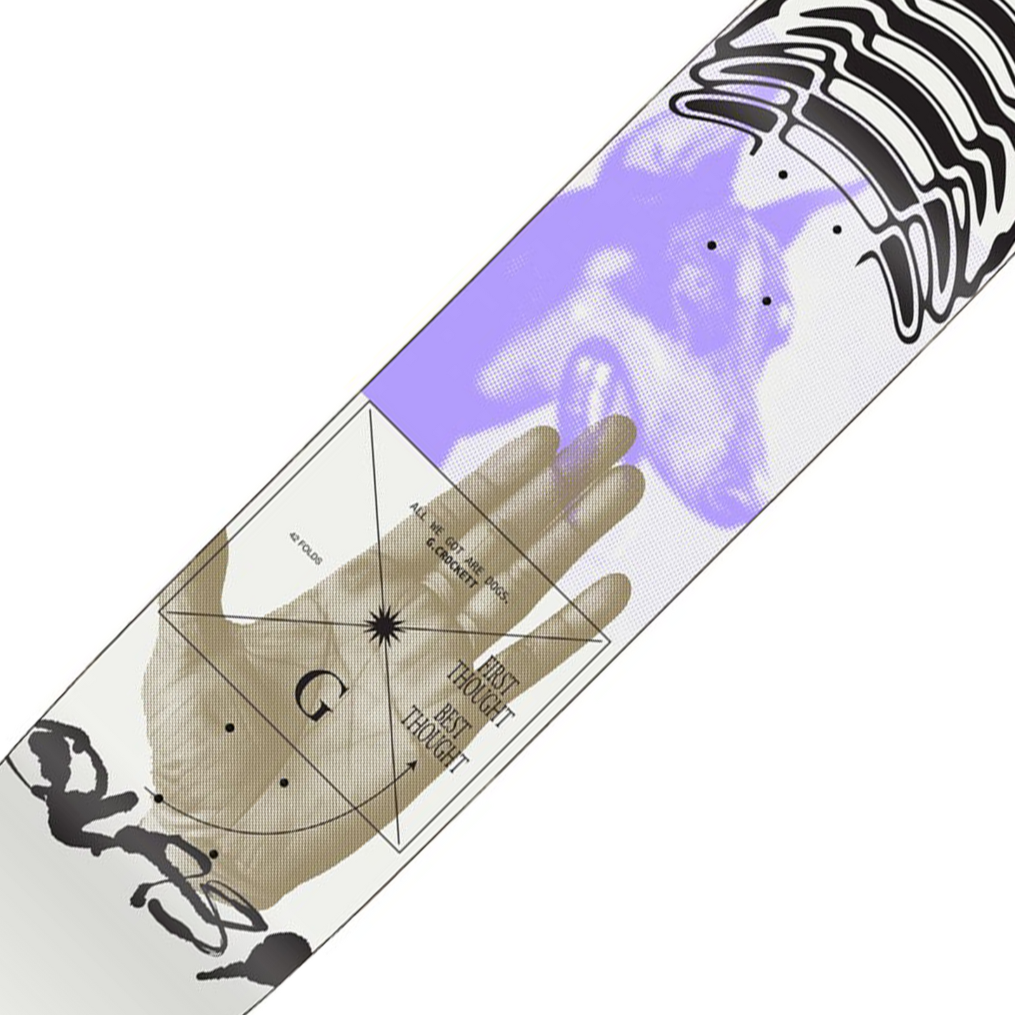 Quasi Gilbert Crockett Thoughts Deck - 8.5A