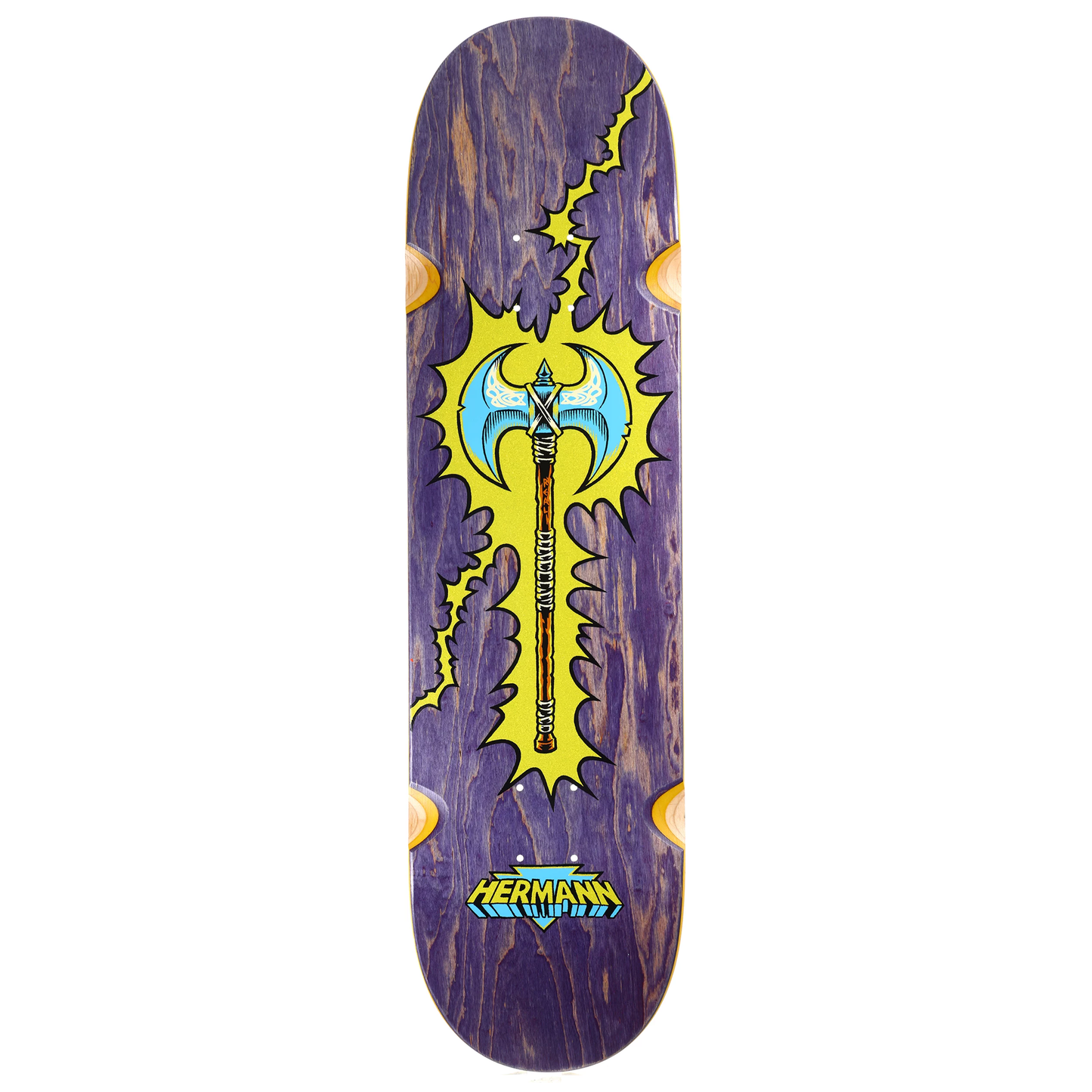 Real Hermann Stene Battle Axe Wheel Wells Deck - 8.25