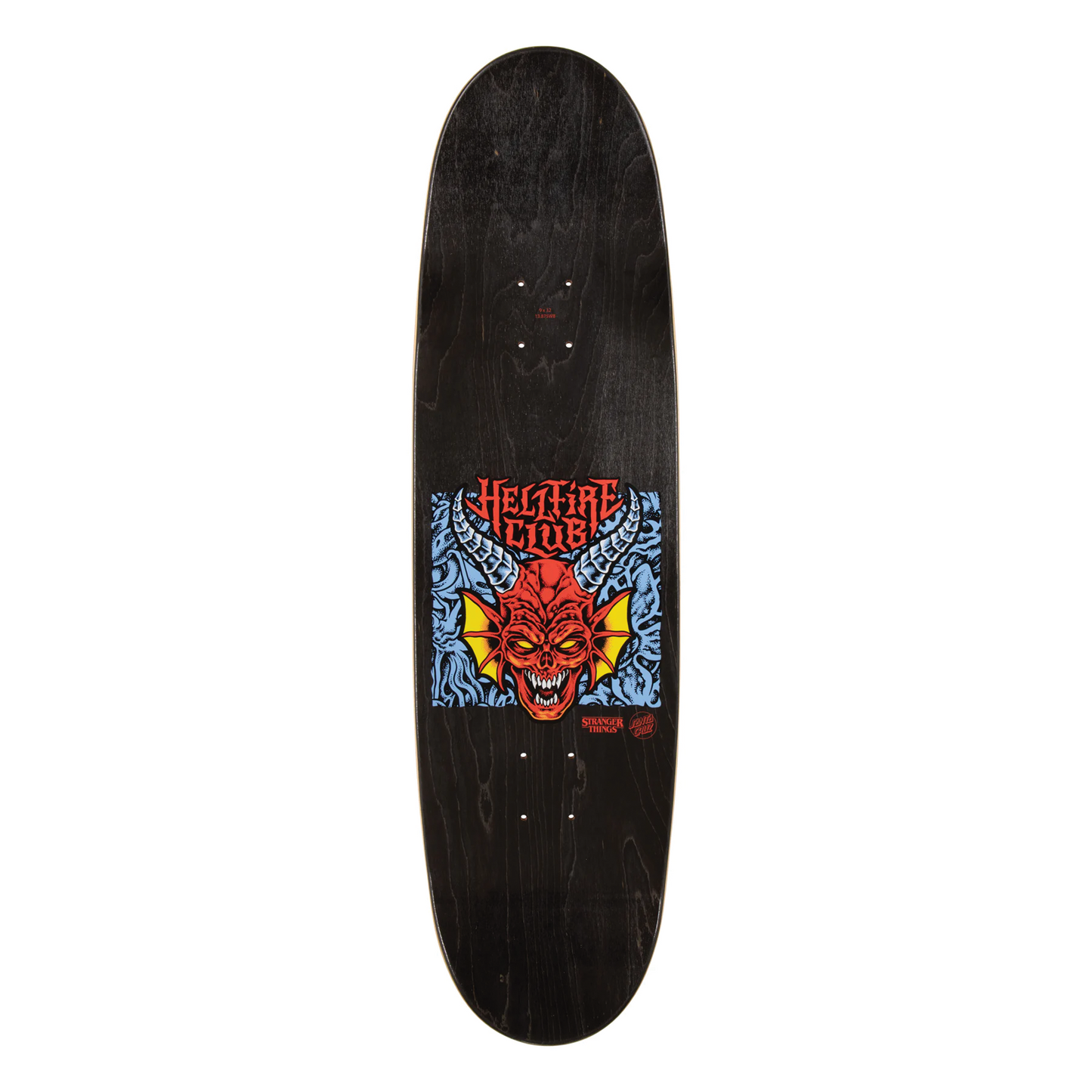 Santa Cruz Hellfire Club Flames Deck - 9.0