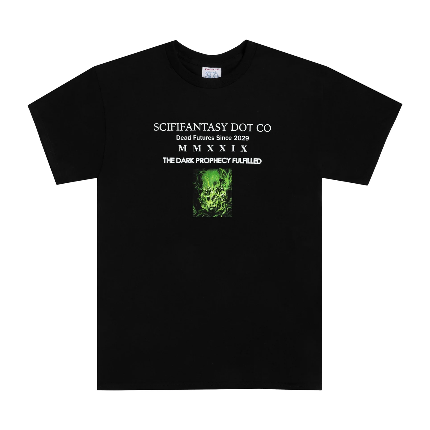 Sci-Fi Fantasy Dark Prophecy Tee - Black