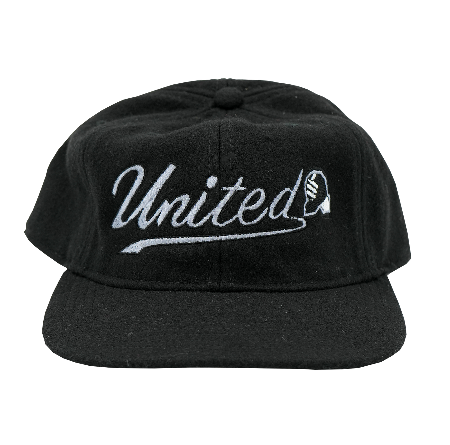 United Script Wool Hat - Black