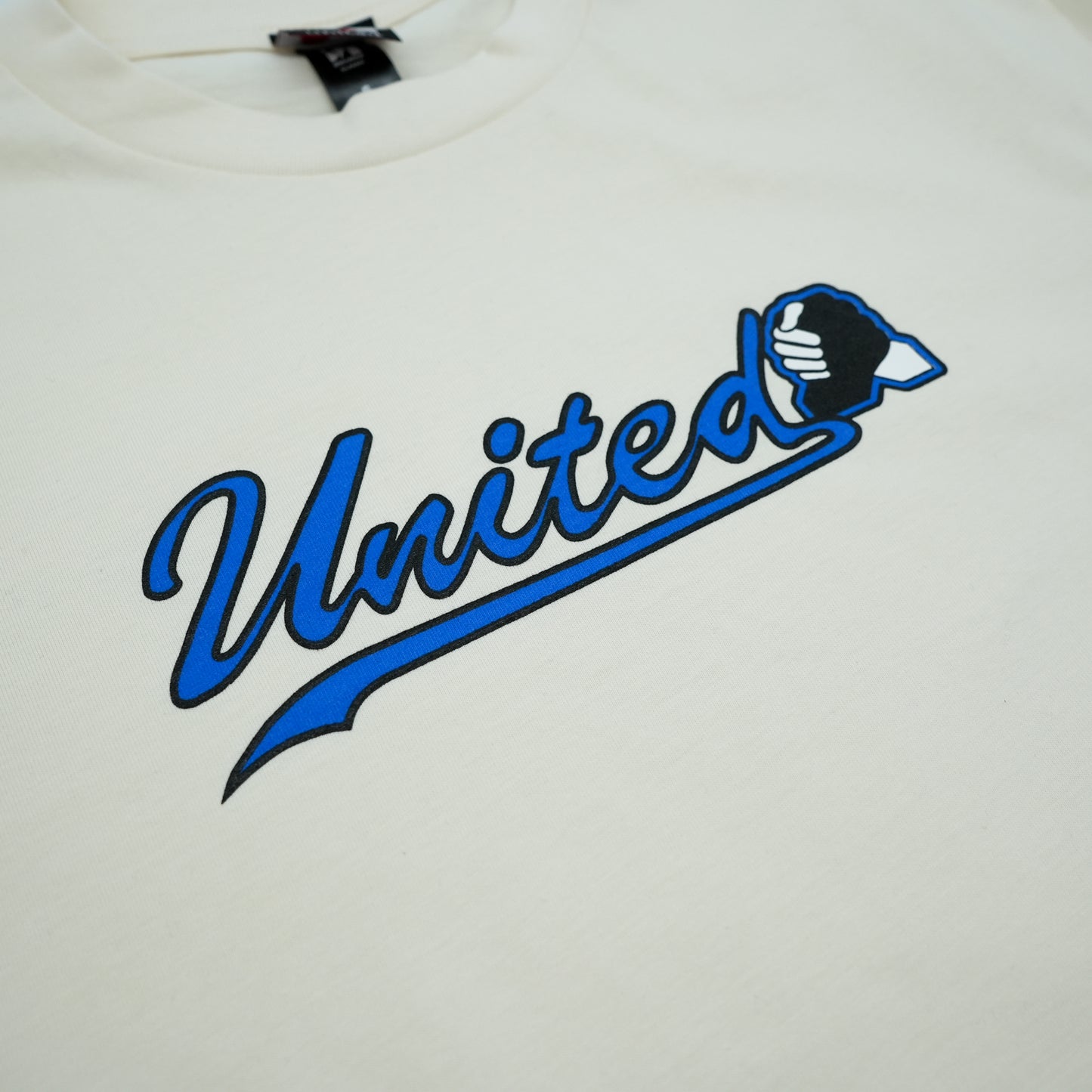United Script Tee - Cream