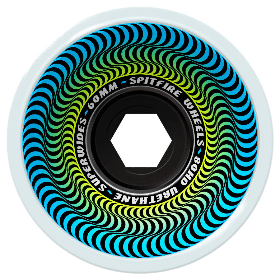 Spitfire 80HD Superwide Wheels Ice Grey - 60mm