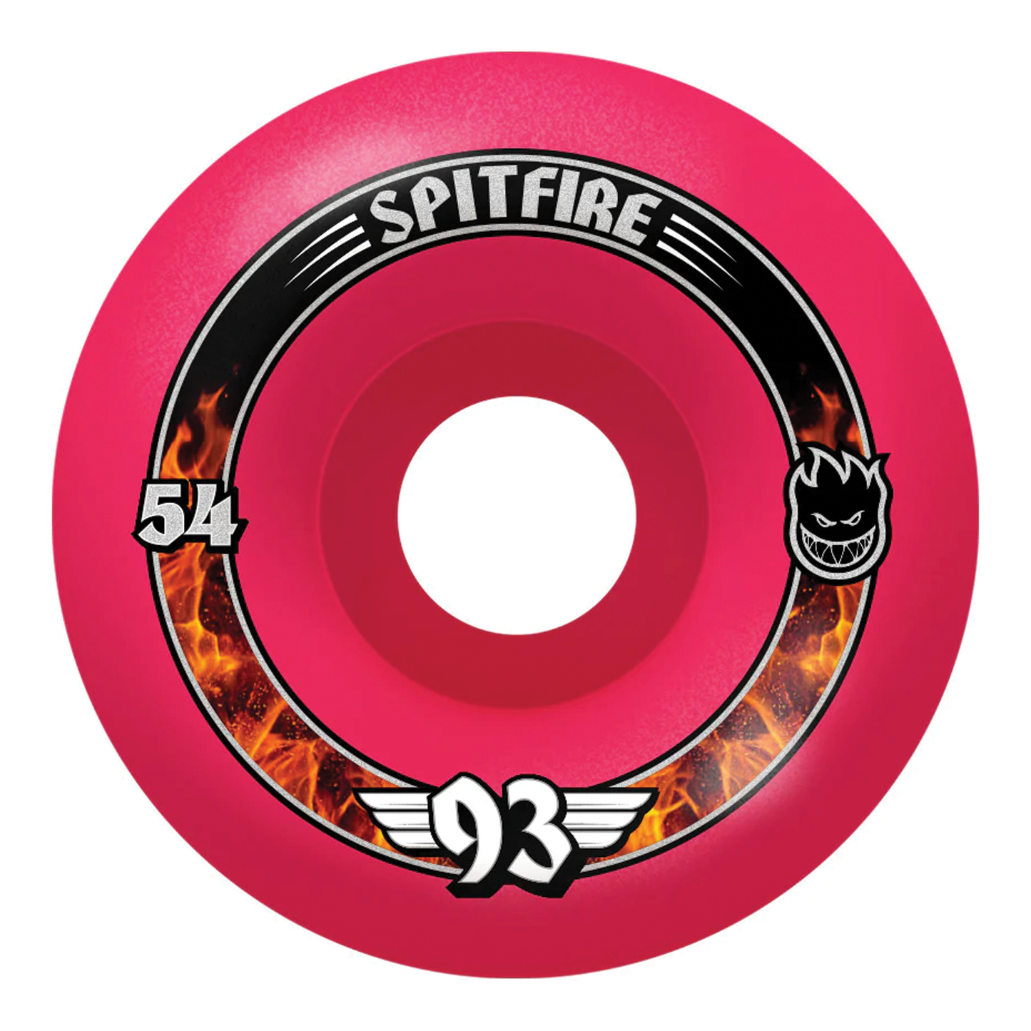 Spitfire Formula Four 93a Soft Sliders Radial Pink Wheel - 54mm