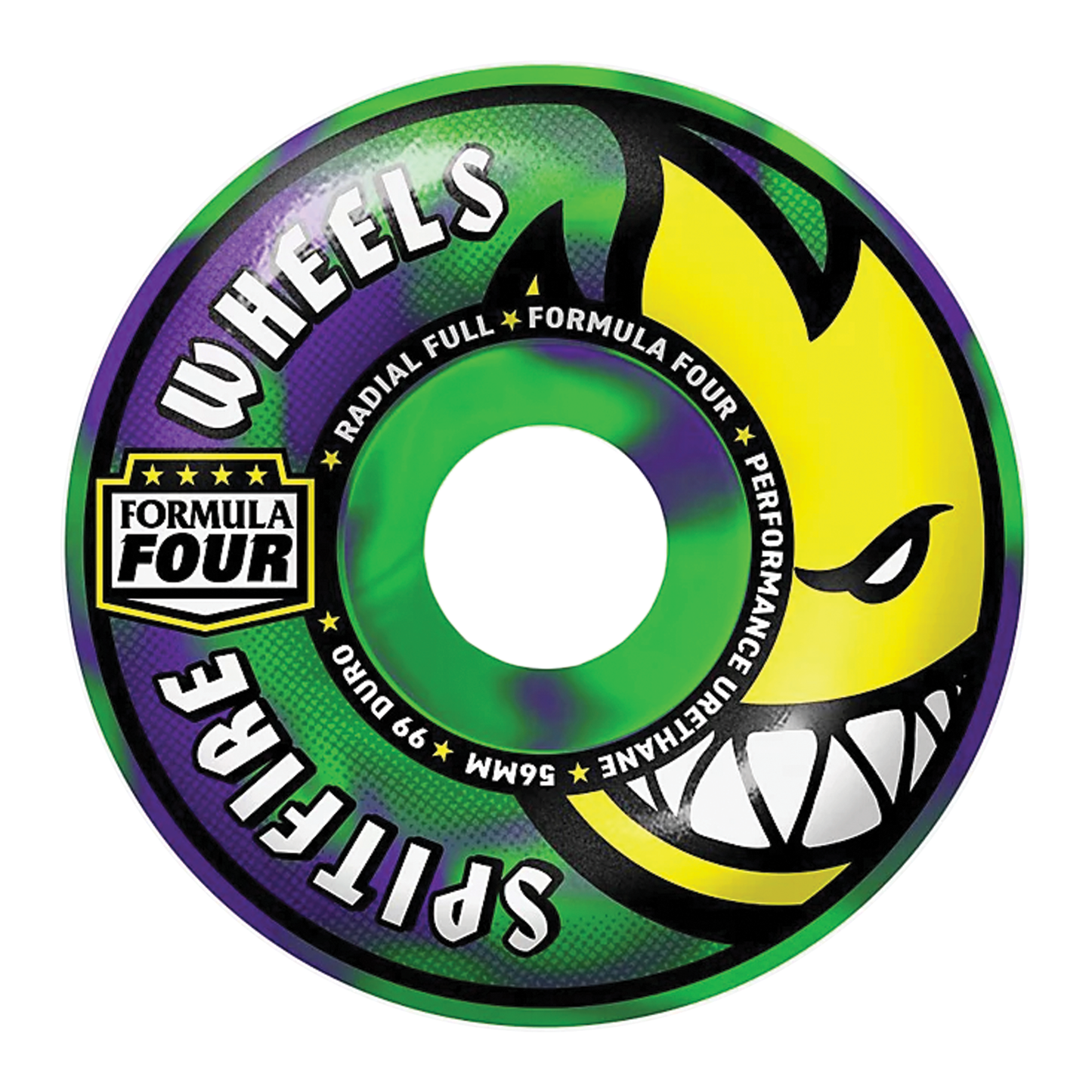 Spitfire Formula Four 99a Radial Full Swirl Wheel - 56mm