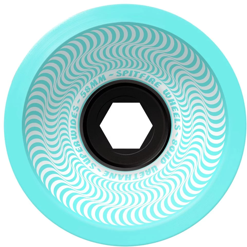 Spitfire 80HD Superwide Wheels Seafoam - 58mm