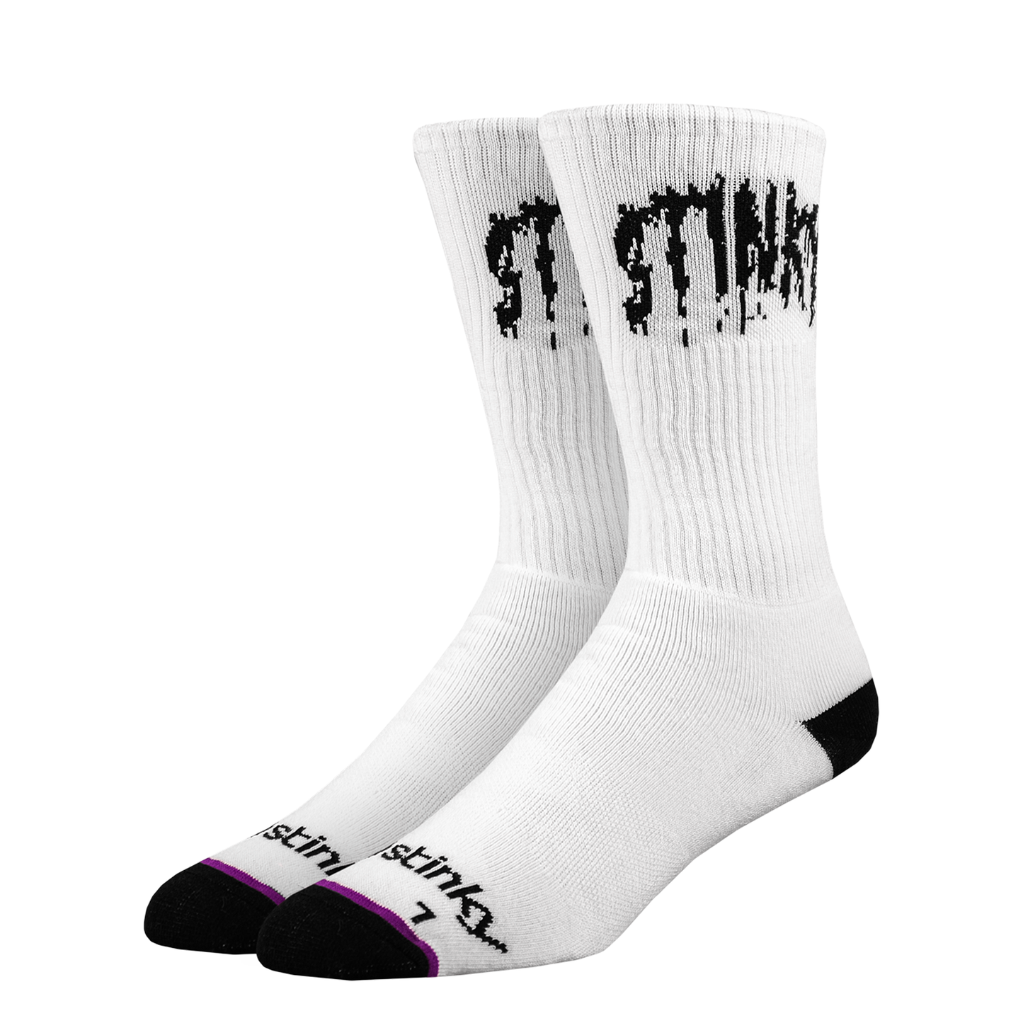 Stinky Drippy Dreams Socks - White