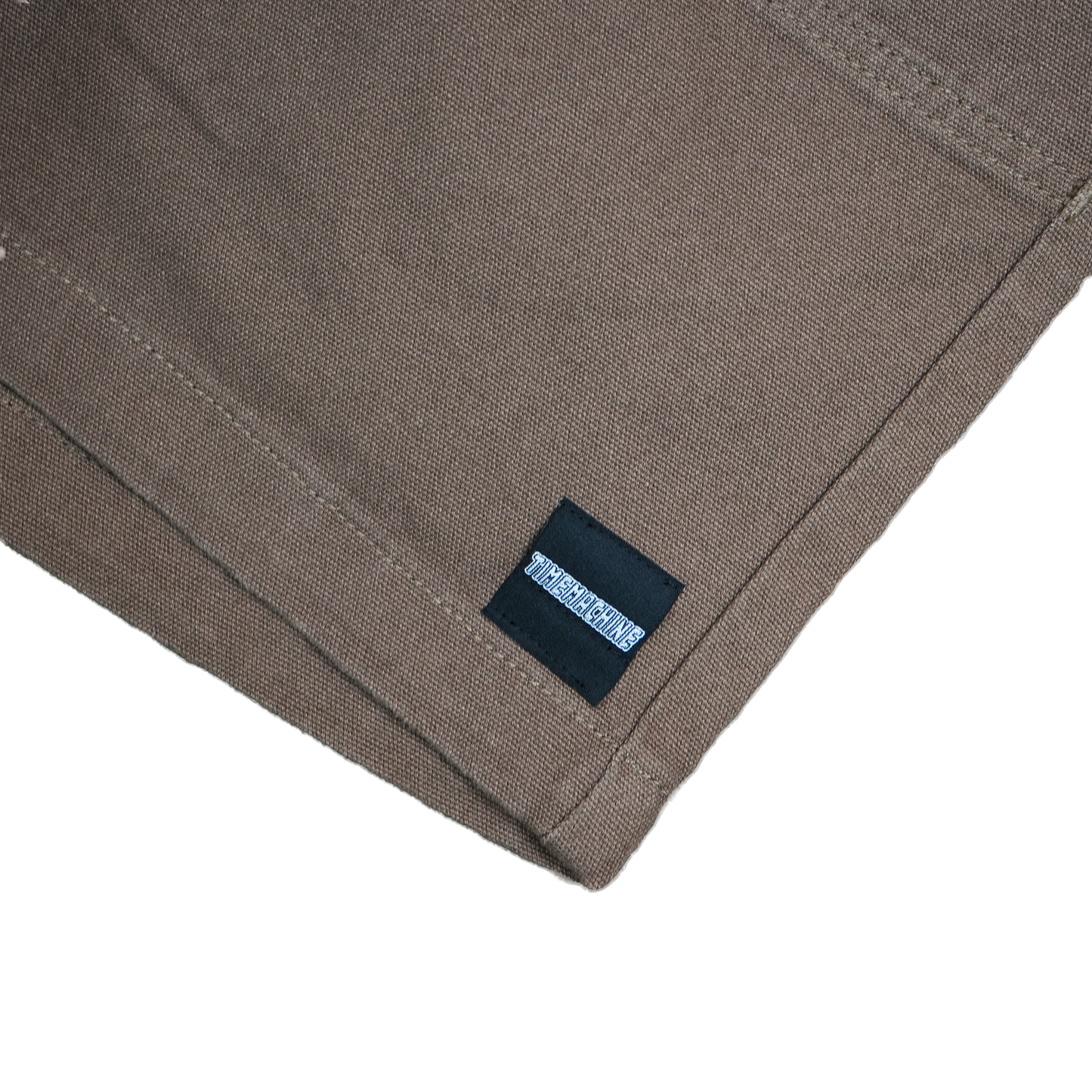 Time Machine Logo Canvas Shorts - Walnut