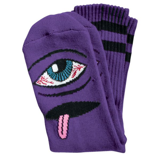 Toy Machine Bloodshot Eye Socks - Purple