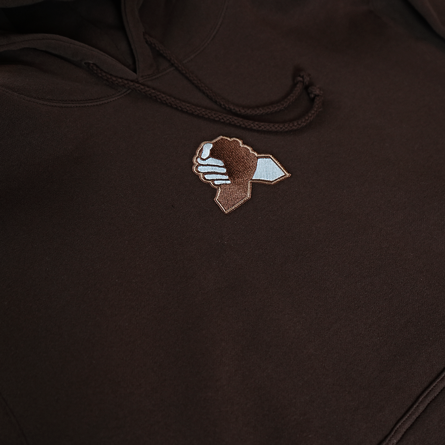 United Hands Hoodie - Brown