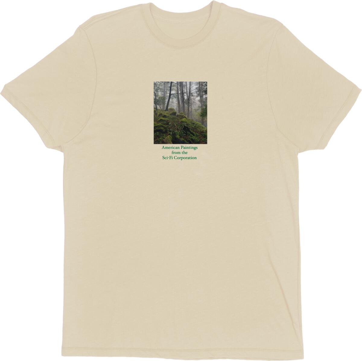Sci-Fi Fantasy Forest Tee - Natural