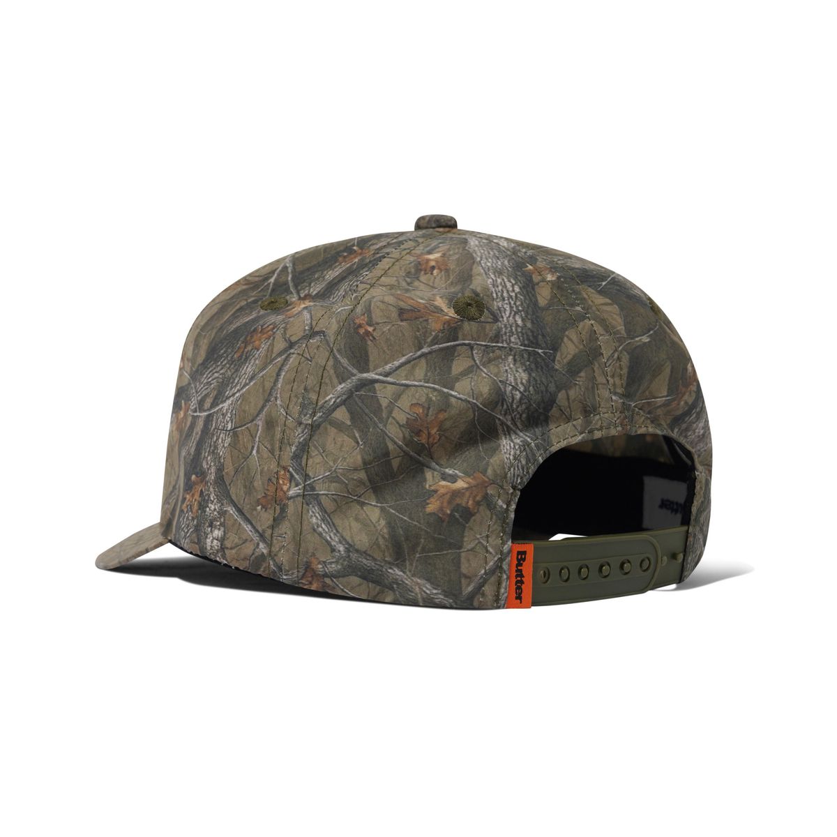 Butter Goods Warped 5 Panel Hat - Forest Camo