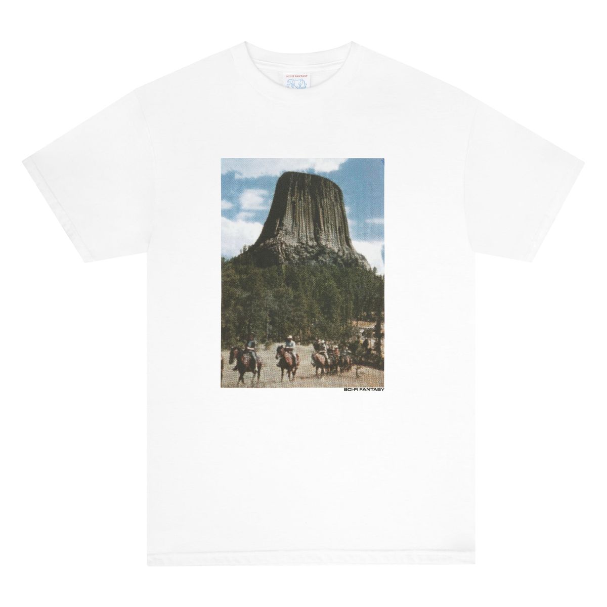 Sci-Fi Fantasy Devils Tower Tee - White