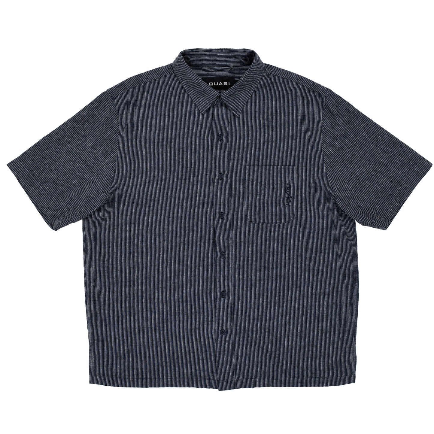Quasi Kalvin Button Up Shirt - Navy