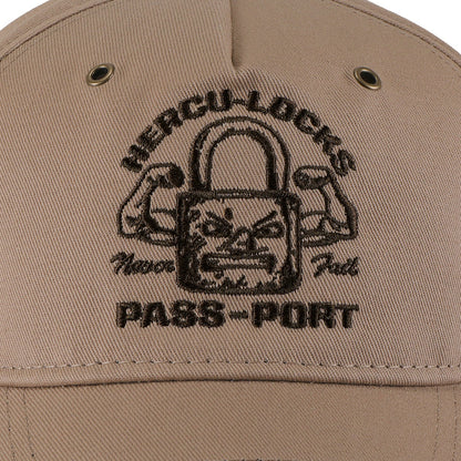 Passport Hercu~locks Packers Cap - Tan