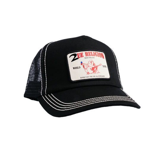 2 World Tour Trucker Hat - Black