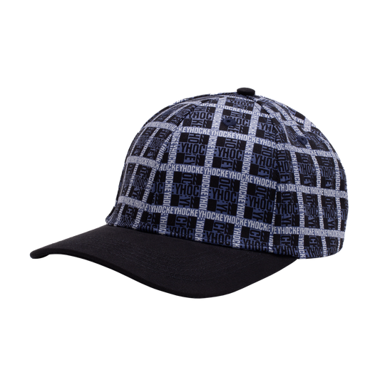 Hockey Plaid Hat - Navy