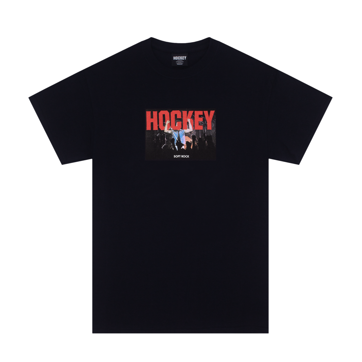 Hockey Soft Rock Tee - Black