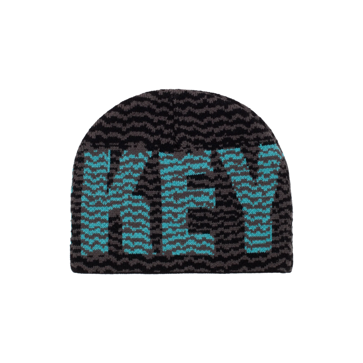 Hockey Zig Zag Skully Beanie - Black