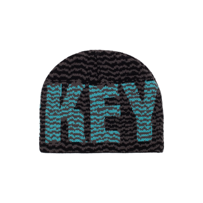 Hockey Zig Zag Skully Beanie - Black