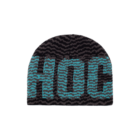 Hockey Zig Zag Skully Beanie - Black