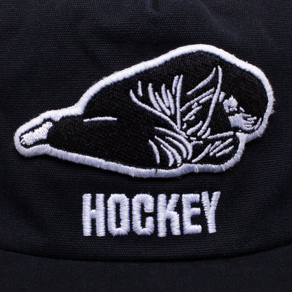 Hockey Broken Hat - Black