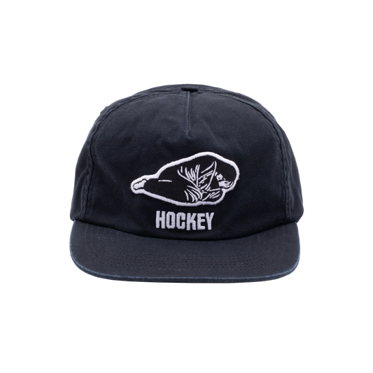 Hockey Broken Hat - Black