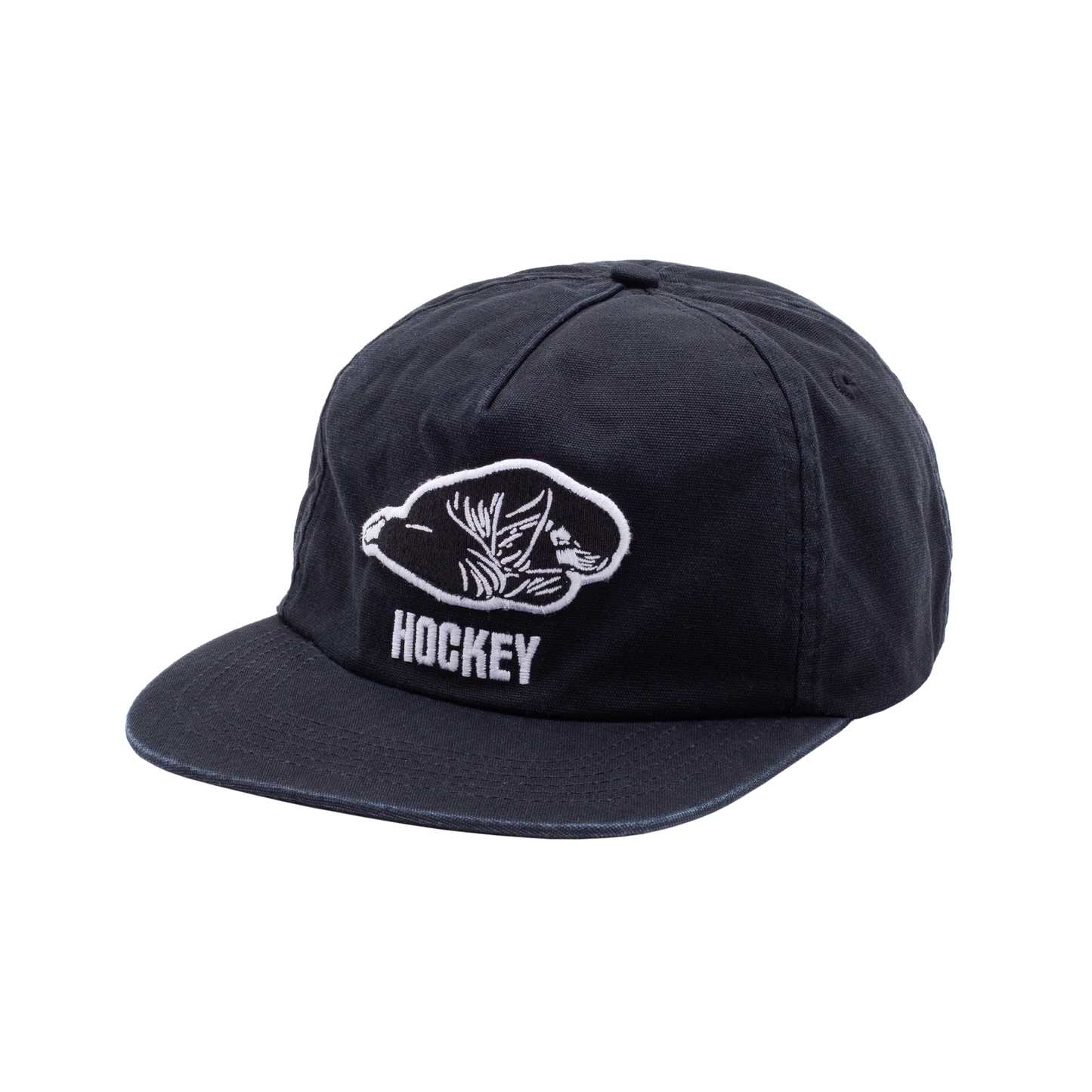 Hockey Broken Hat - Black