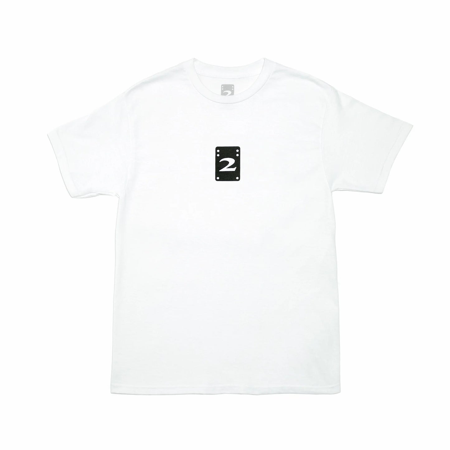2 Riser Pads Logo Tee - White/Black