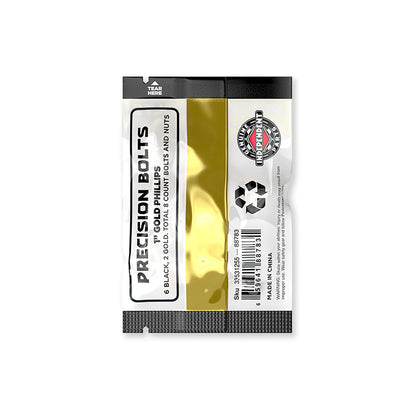 Independent 1" Gold Phillips Hardware