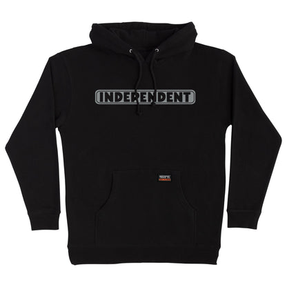 Independent Bar Logo Reflective Hoodie - Black