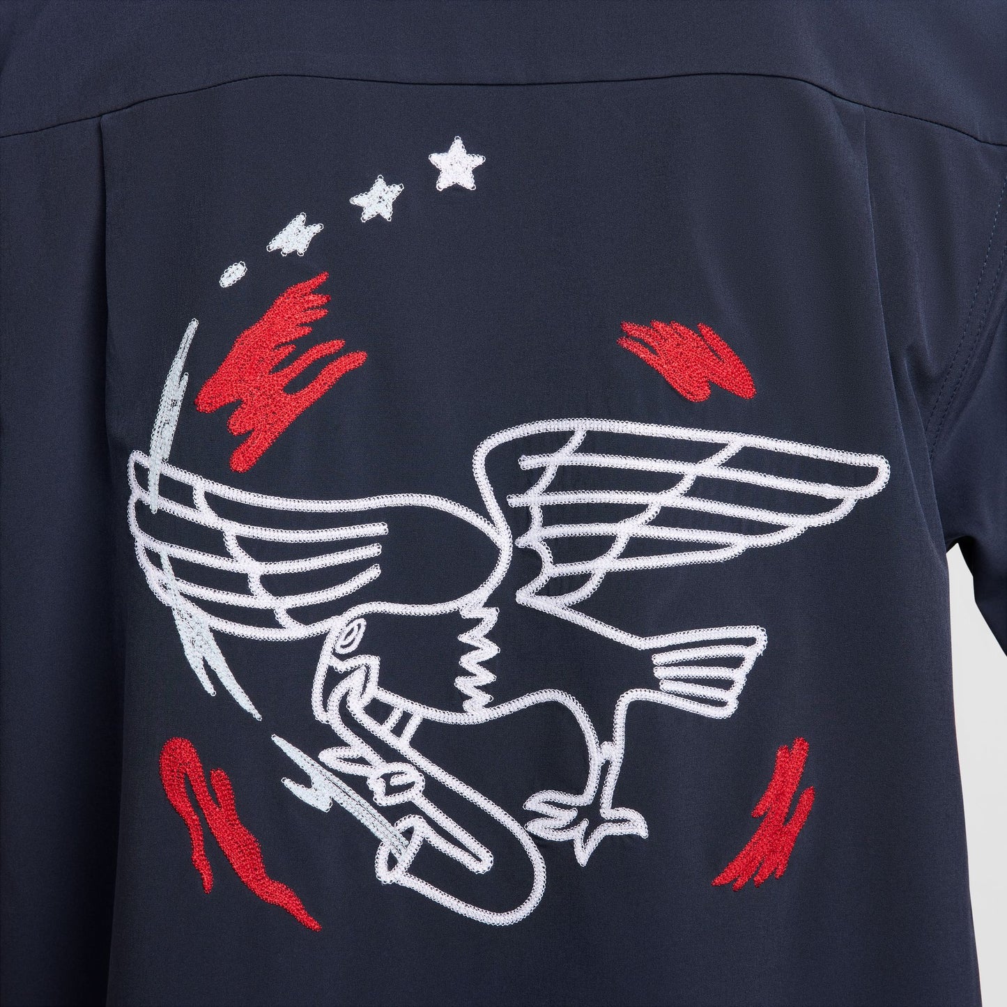 Nike SB Olympic Eagle Button Up Jersey - Obsidian