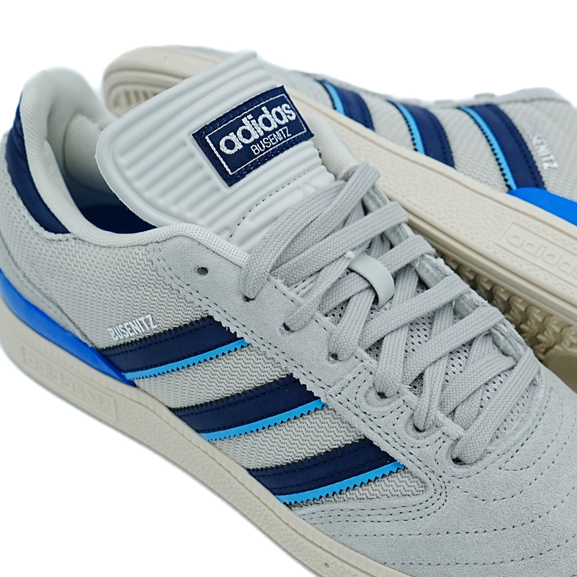 Adidas Busenitz - Grey / Blue Time Machine Skateshop Adidas Busenitz - Grey / Blue Time Machine Skateshop