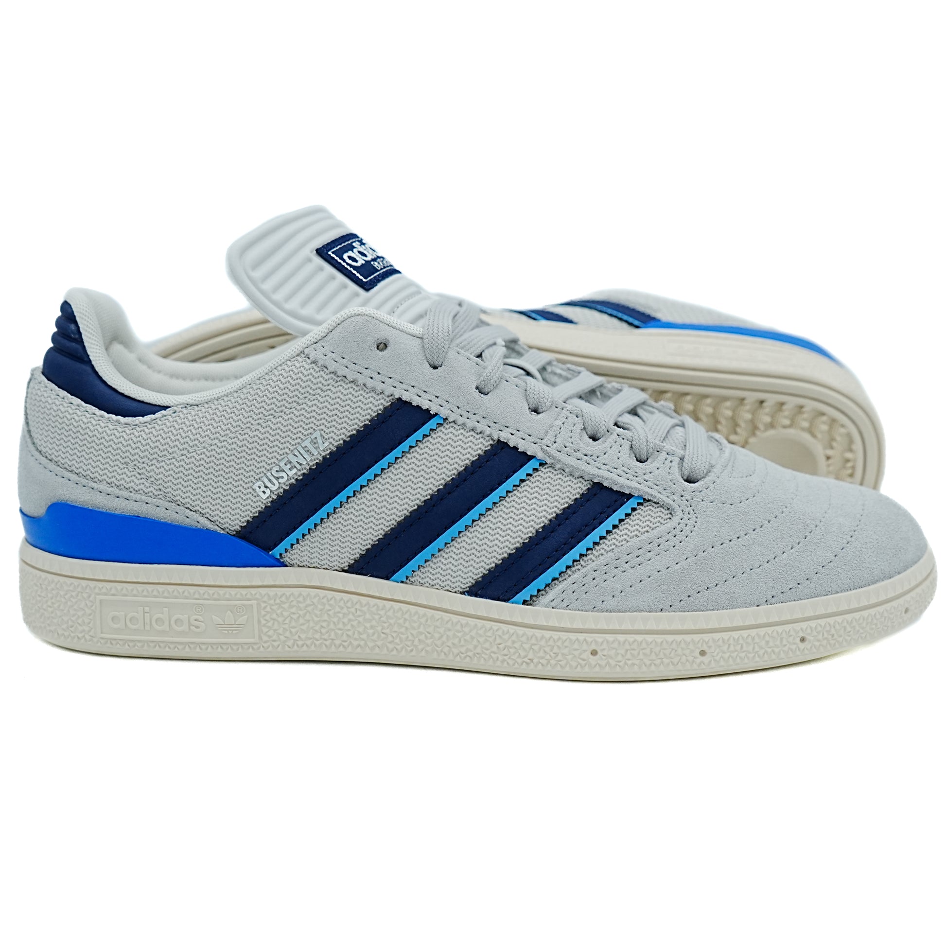 Adidas Busenitz - Grey / Blue Time Machine Skateshop Adidas Busenitz - Grey / Blue Time Machine Skateshop