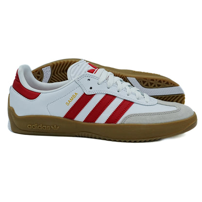 Adidas Puig Samba - White / Better Scarlet / Gum