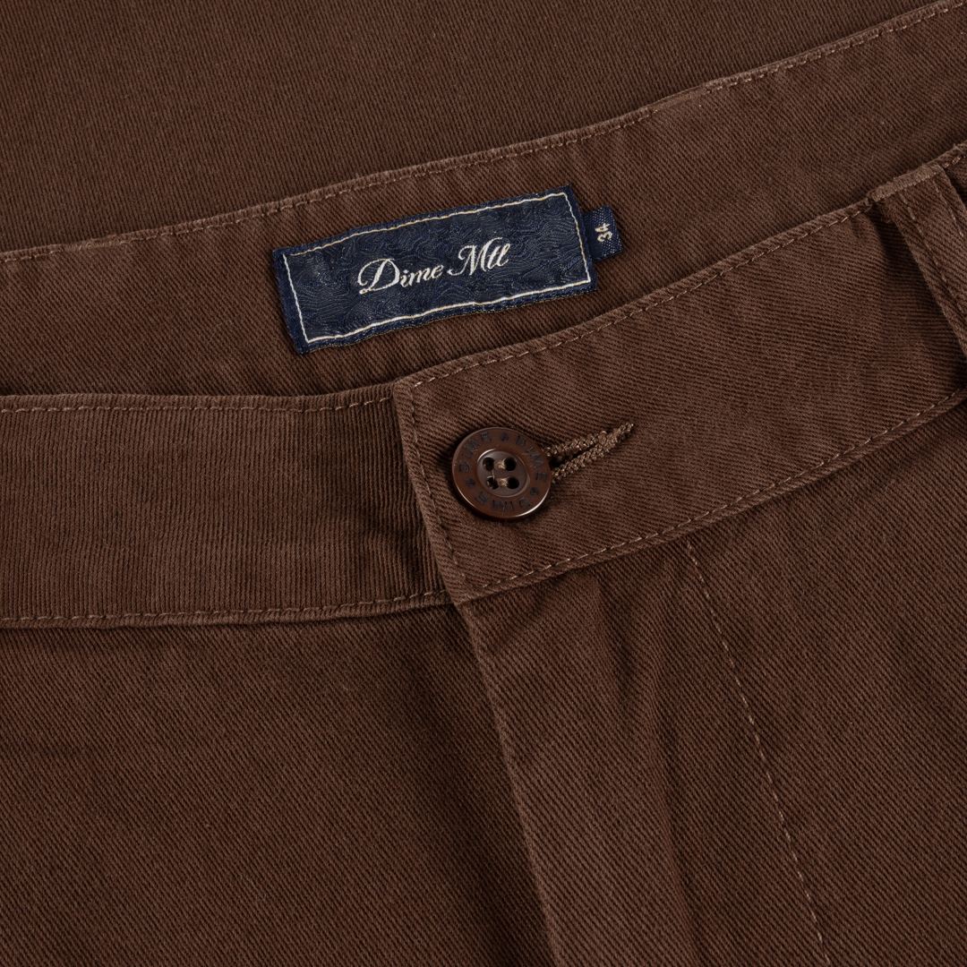 Dime Baggy Chino Pant - Brown