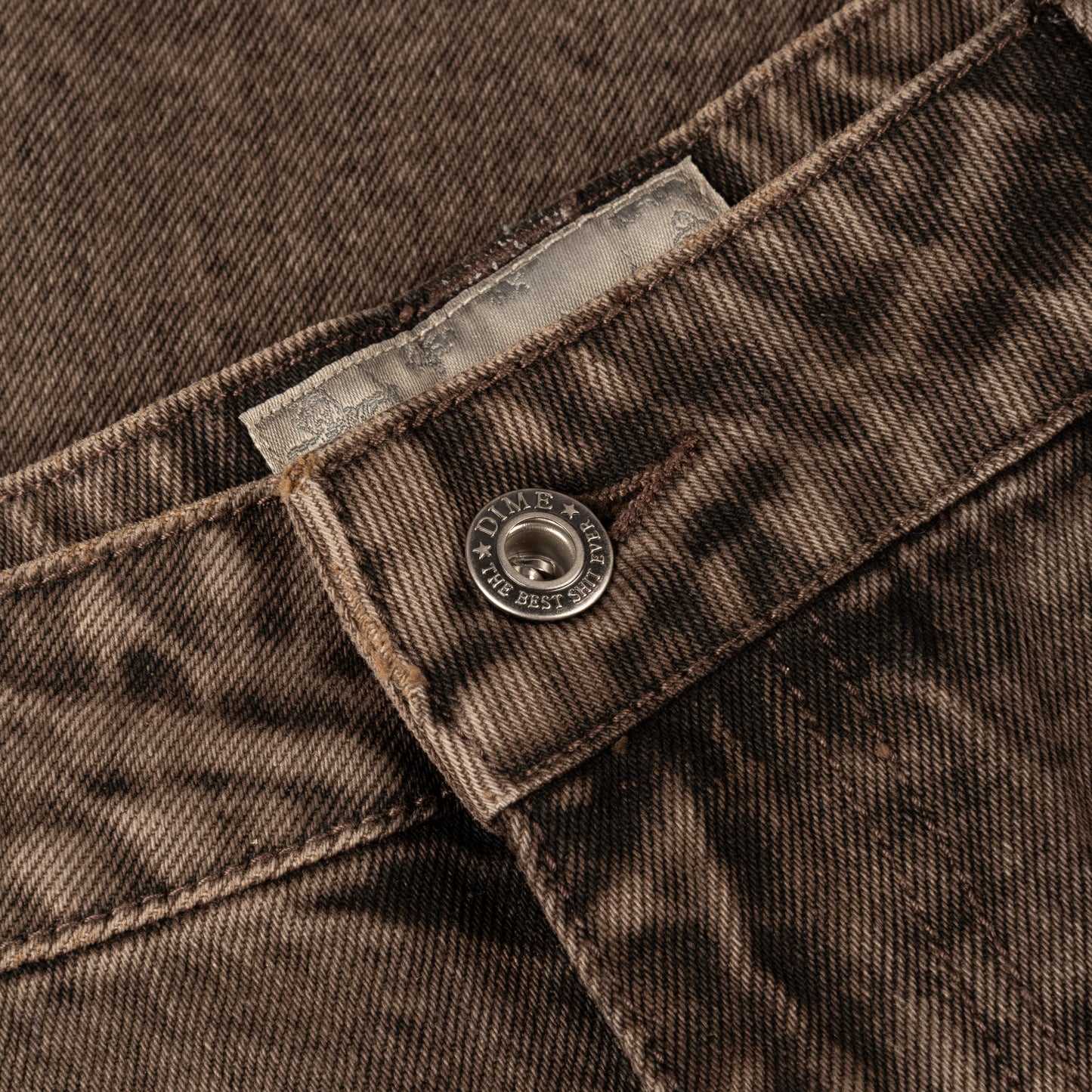 Dime Classic Relaxed Denim Pants - Faded Brown