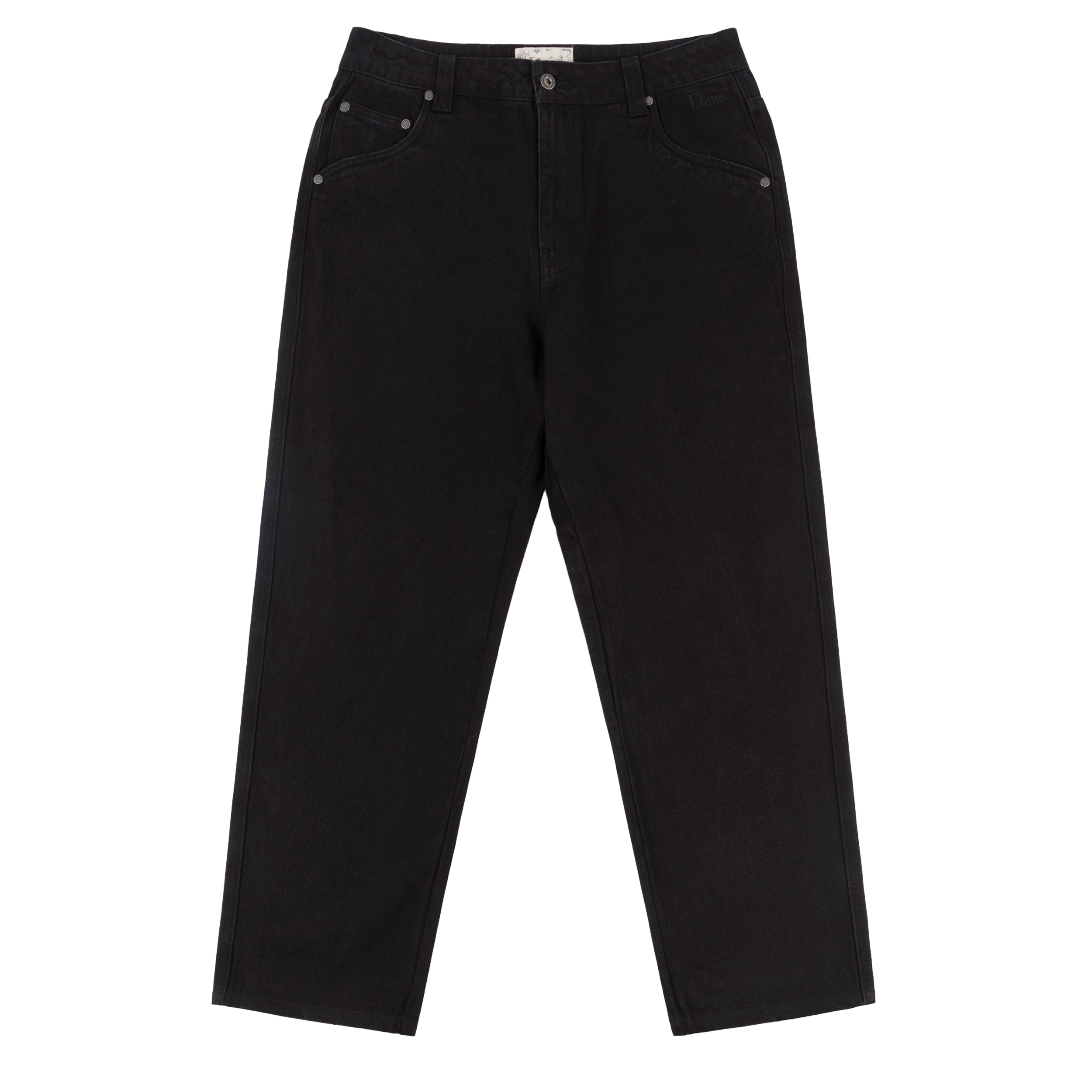 Dime Classic Relaxed Denim Pants - Black