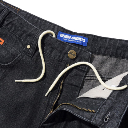 Butter Goods Baggy Denim Shorts - Slub Black