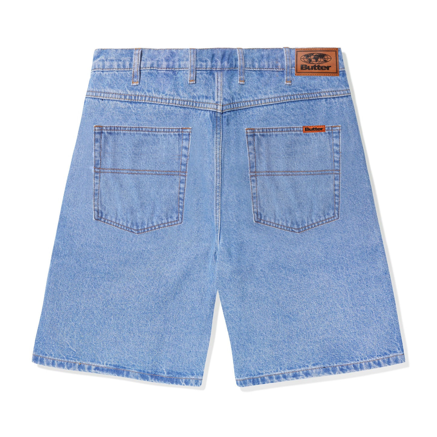 Butter Goods Baggy Denim Shorts - Washed Indigo