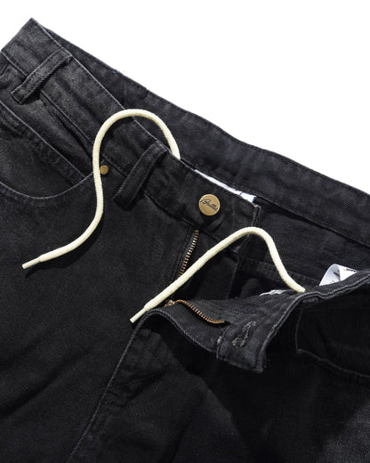 Butter Goods Bronco Denim Shorts - Washed Black